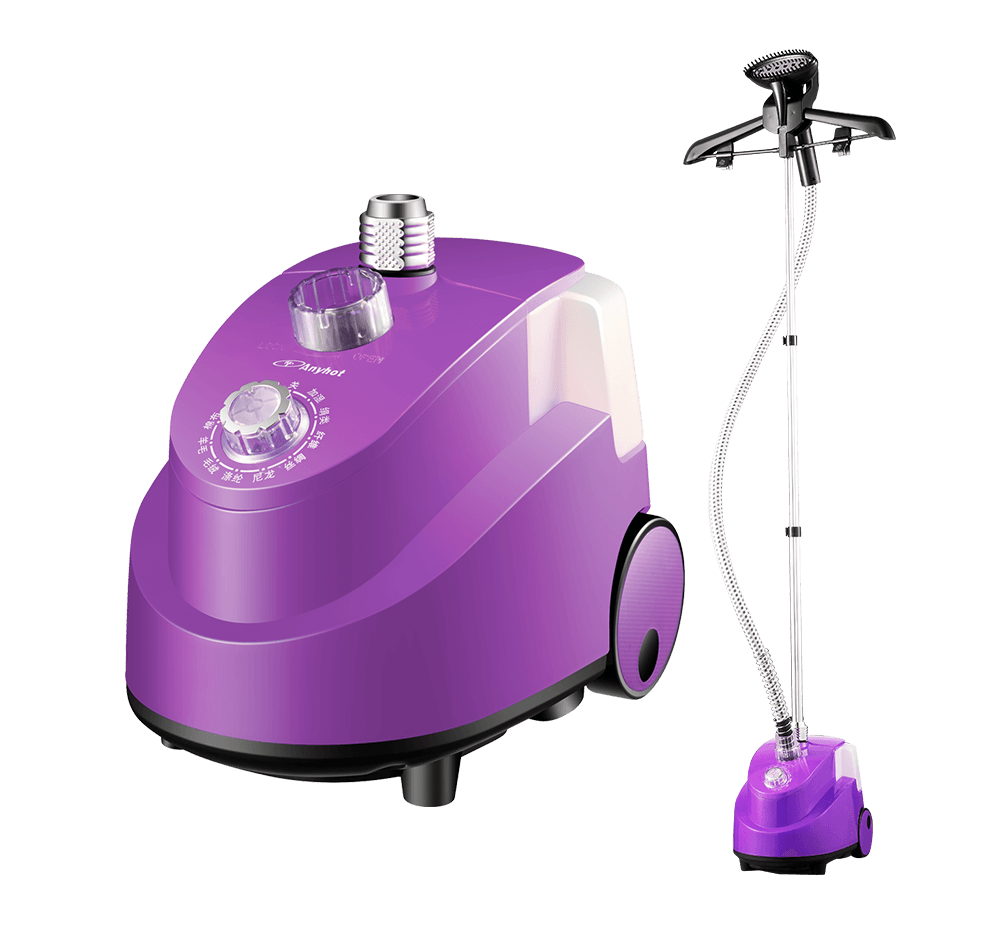1800w Professional move freely vertical garment steamer with wheels HY-618